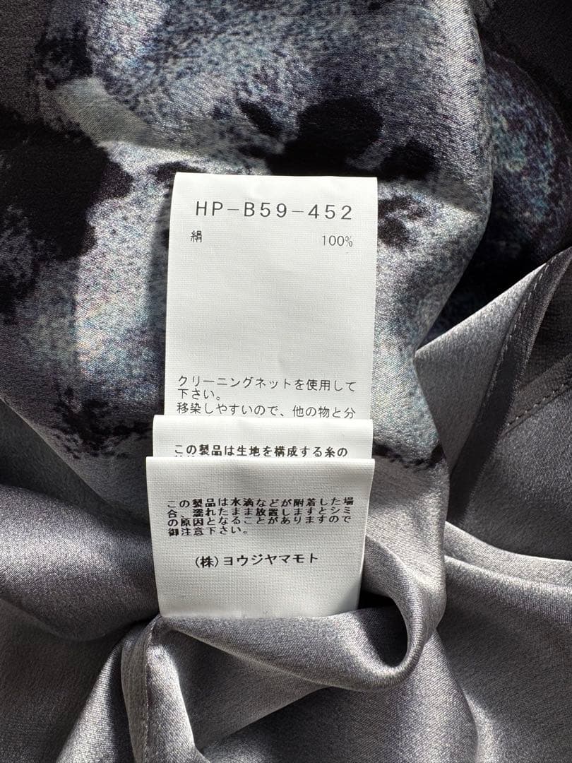 25ssヨウジヤマモト small flowers 3collar shirt - メルカリ