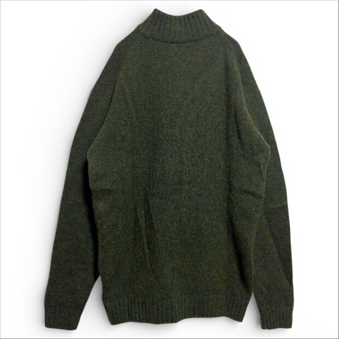 LACOSTE ラコステ】ウール ハーフジップ ニット モスグリーン 日本製