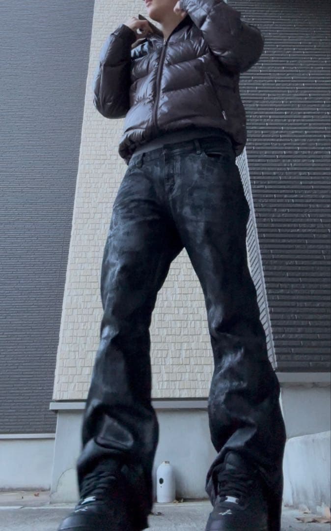 ワックス加工 フレアデニム y2k swag opium nubian LEAN - メルカリ