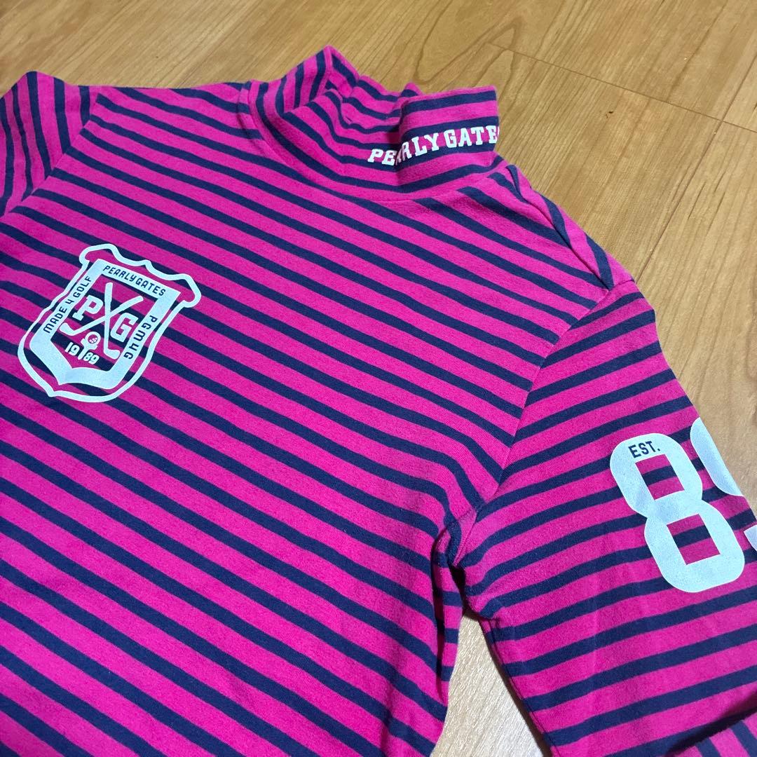 PEARLY GATES パーリーゲイツ ハイネックシャツ レディース サイズ0