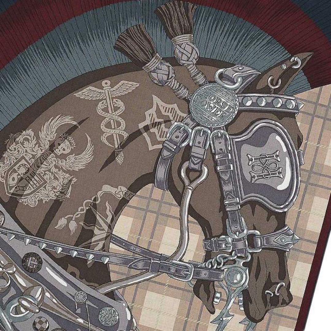 HERMES✨エルメス カレH100 《シュヴァル パンク》カシミアシルク