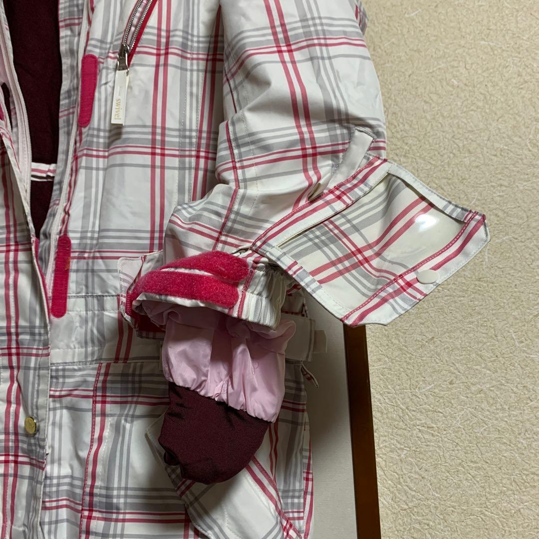 スノーボードウェア チェック柄 11号 美品 おまけあり