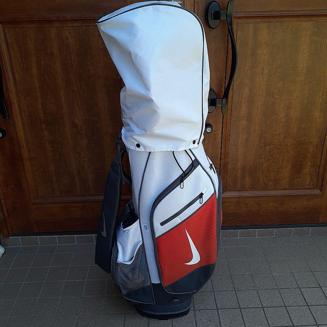 Nike キャディバッグ ホワイト⁄レッド⁄グレー ゴルフ Nike キャディ