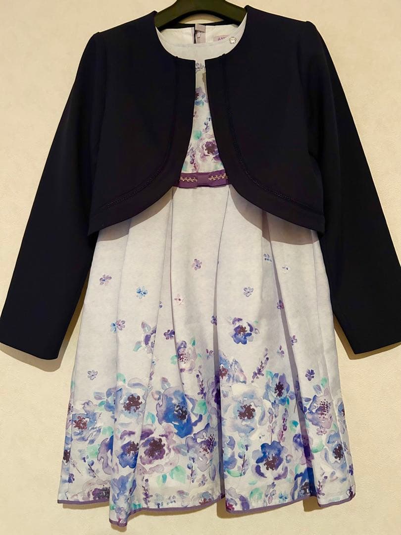 ANNA SUI mini 水彩花柄ワンピース ブレードジャケット - メルカリ