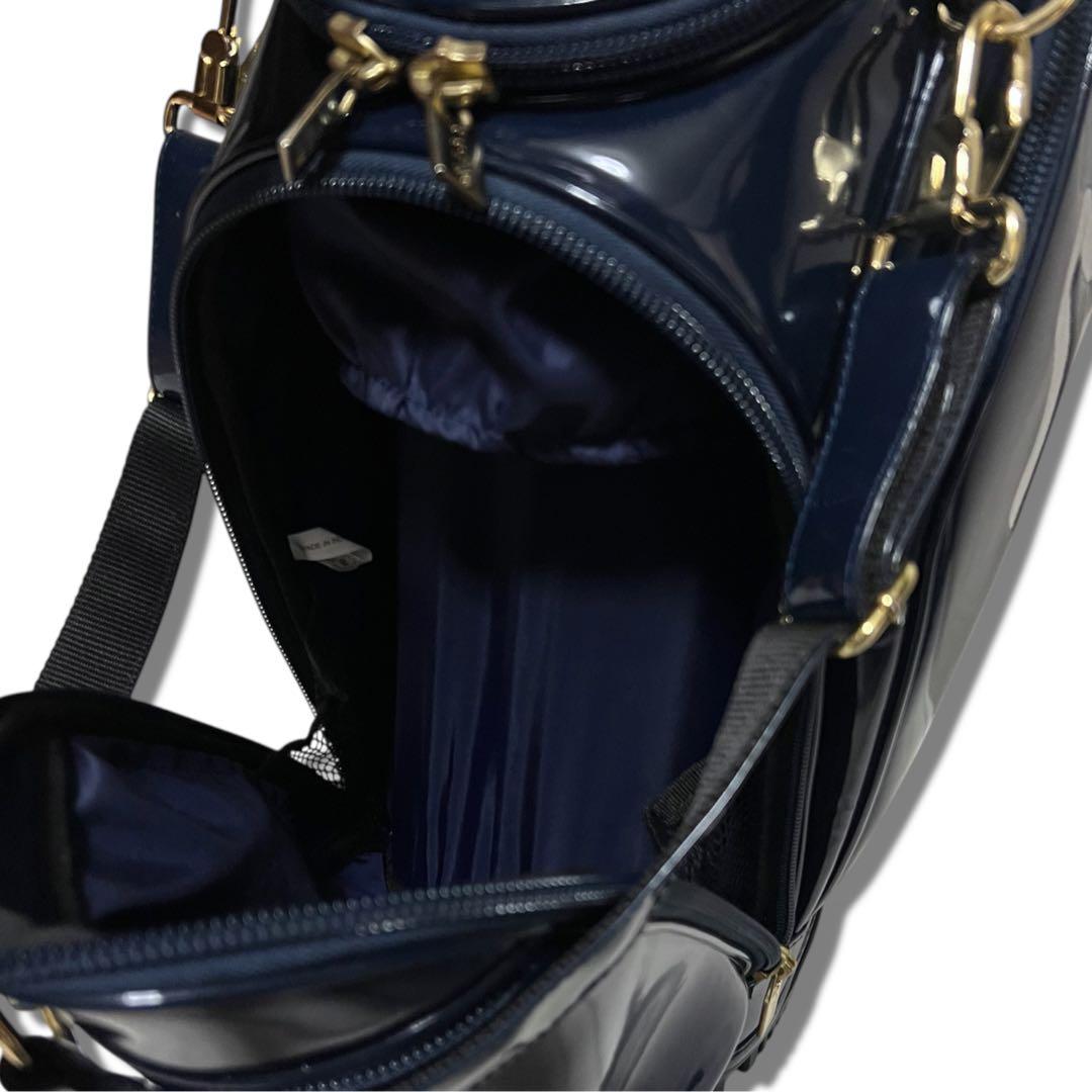 美品 限定 希少 ムータマリン スタンド キャディバッグ 刺繍 エナメル