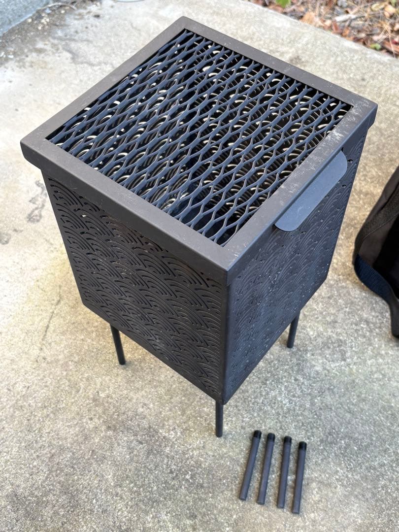 S'more(スモア) 焚き火台 四面焚火台＆天板＆収納袋3点