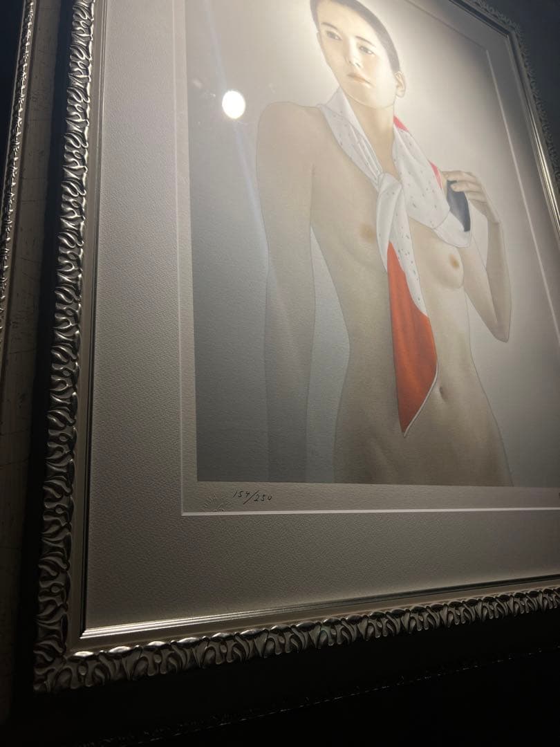 他の人発送×高塚省吾 「絹のスカーフ」リトグラフ