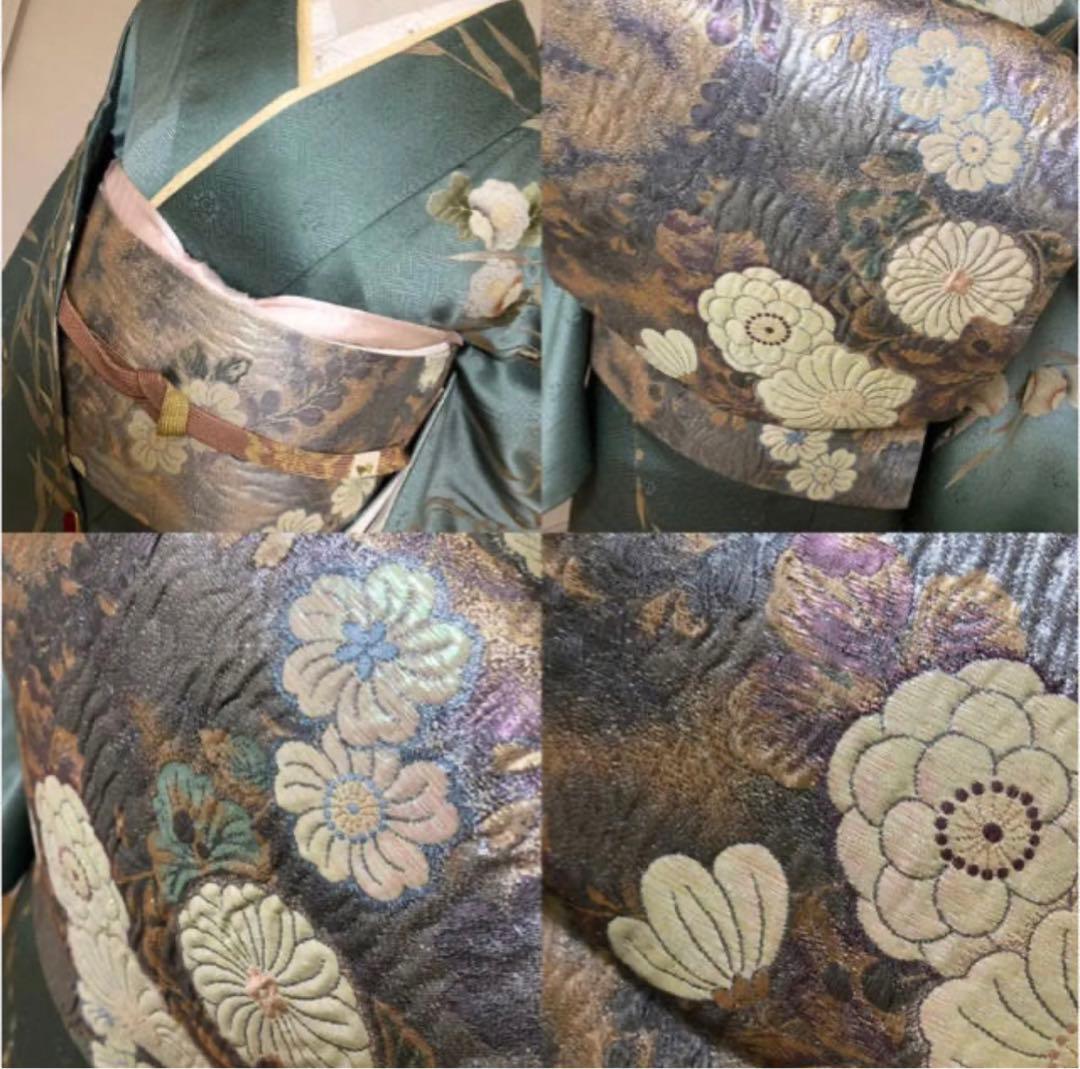 螺鈿 金彩 暈し 辻ヶ花 訪問着セット - メルカリ