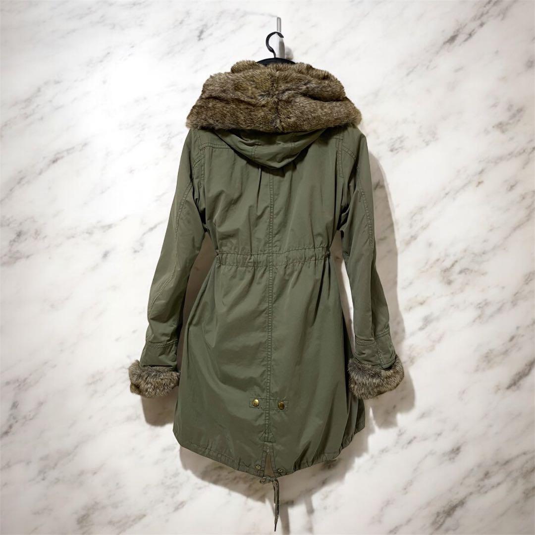 週末限定】平成ギャル y2k フェアリー グランジ モッズコートファー森