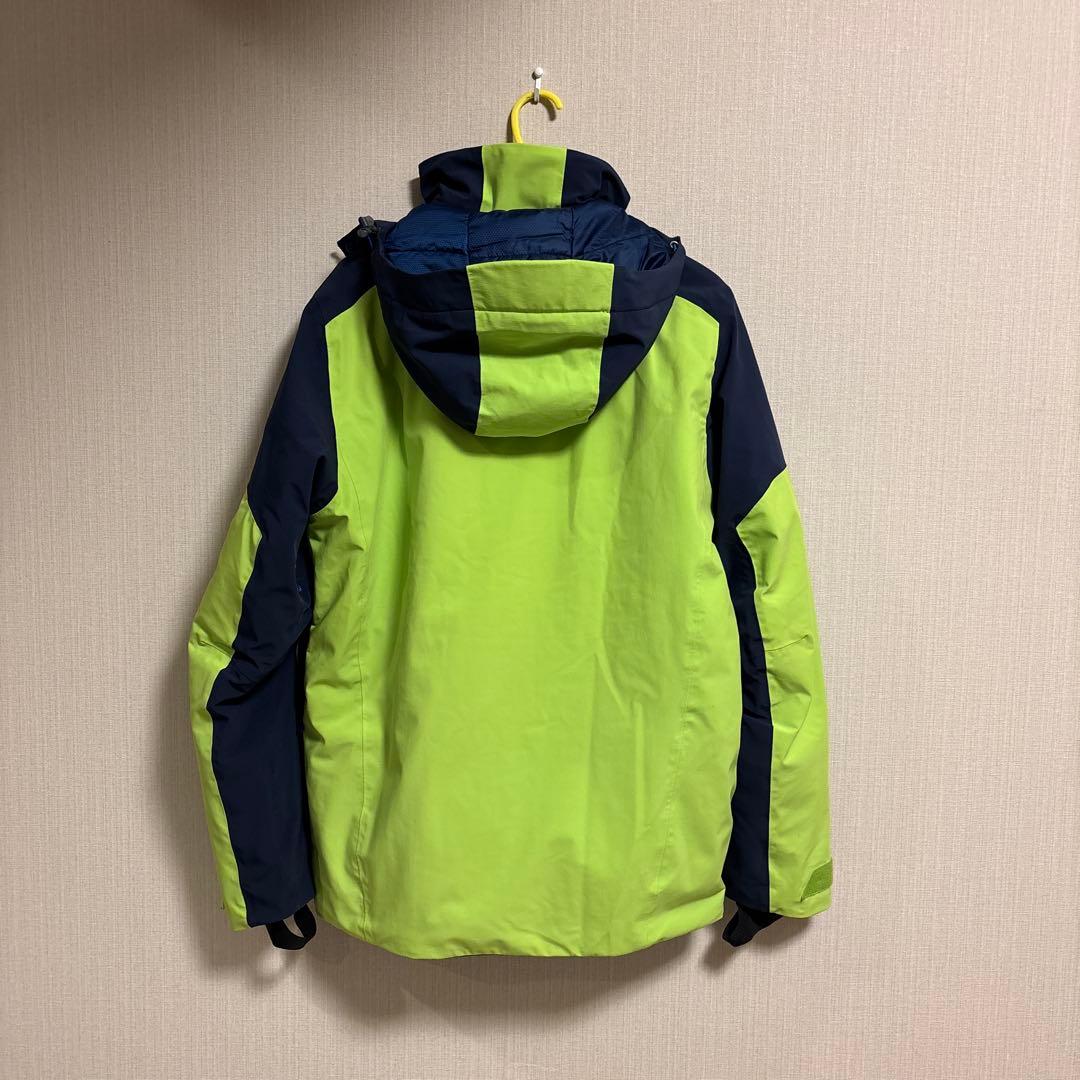 Salomon スキーウェア 上下ライムイエロー/ネイビーS（日本M）