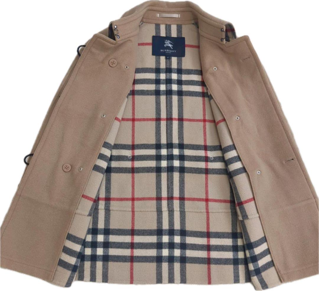 バーバリーロンドン ポンチョ ダッフル コート FREE メガチェック