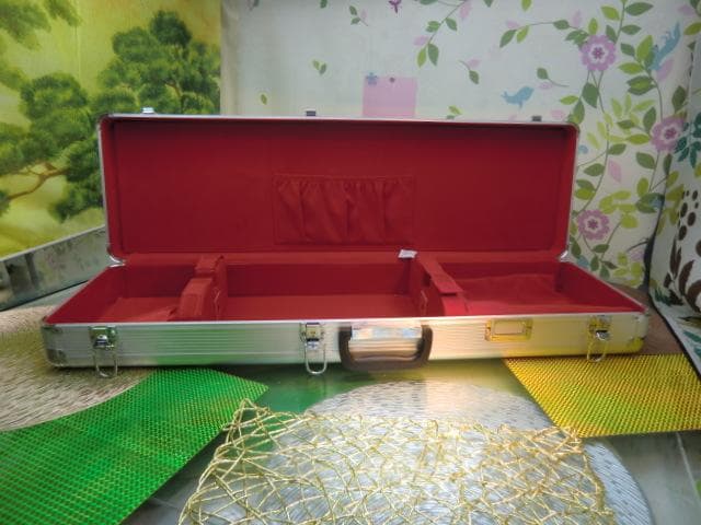 新品未使用 (送料無料)12. 沖縄三線専用 一丁入アルミハードケース