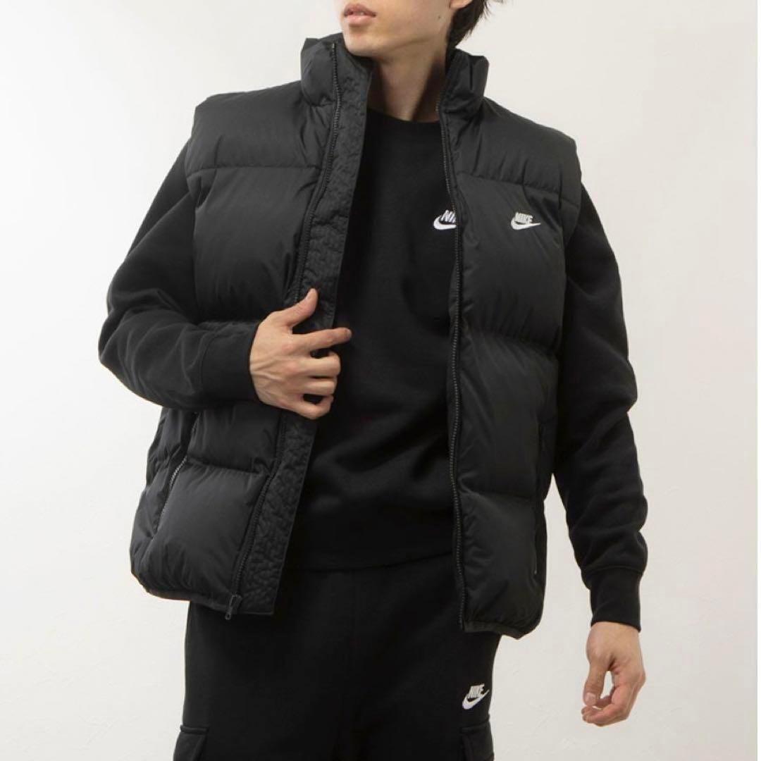 ナイキ プリマロフト ウォーター リペレント パファー ベスト ブラック