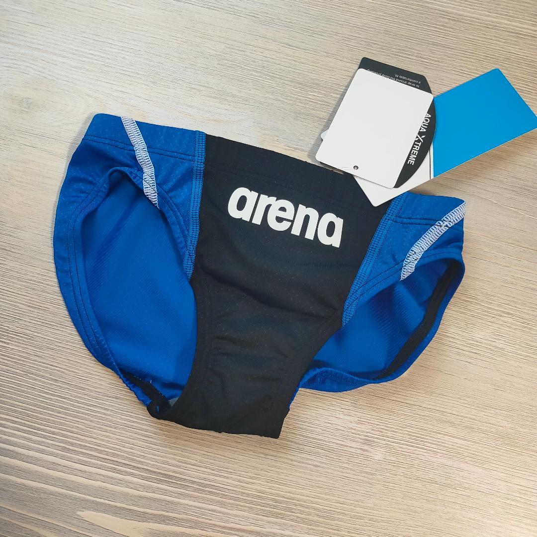SSサイズ メンズ 競泳水着 アリーナ 競パン ブラック×ブルー - メルカリ