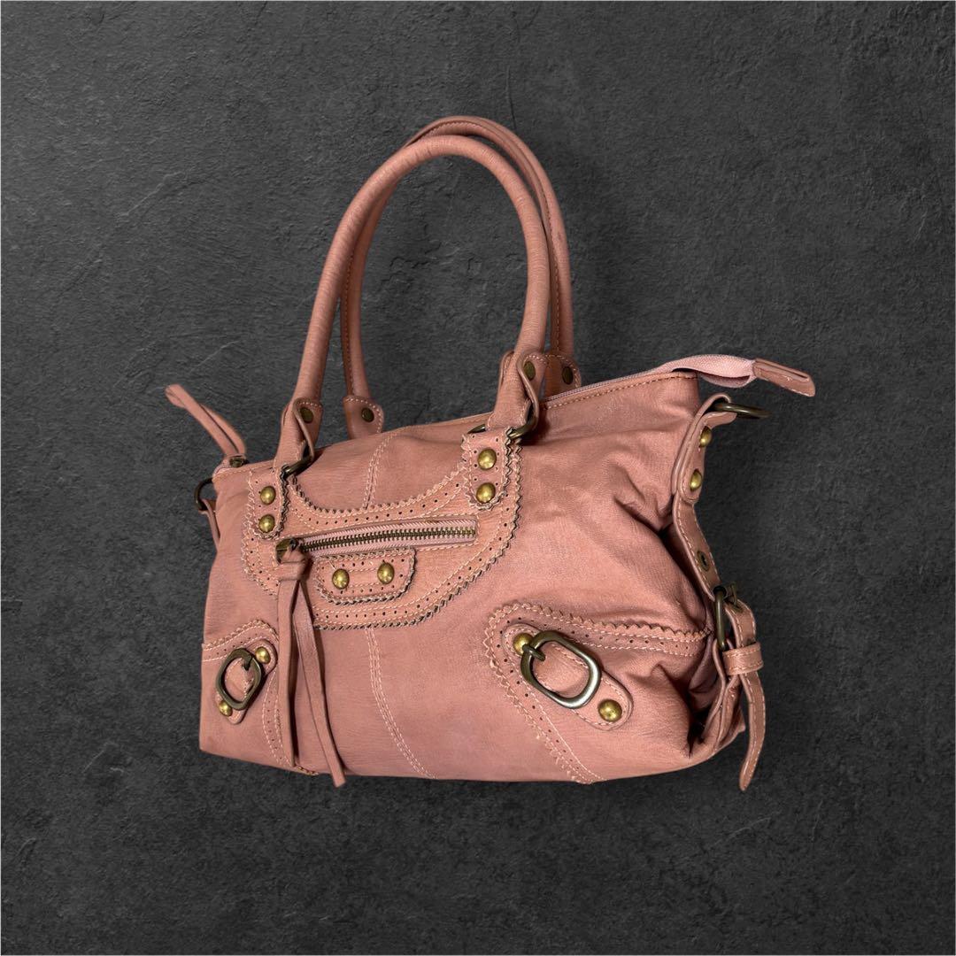 00s archive y2k グランジ ハンドバッグ 平成ギャル スタッズ - メルカリ