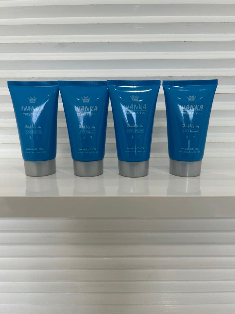 IVANKA バブルインクリームシャンプー 4本セット 各40ml 髪質が変わると毎日が変わる。最高級ヘアケアブランド「イヴァンカ」が