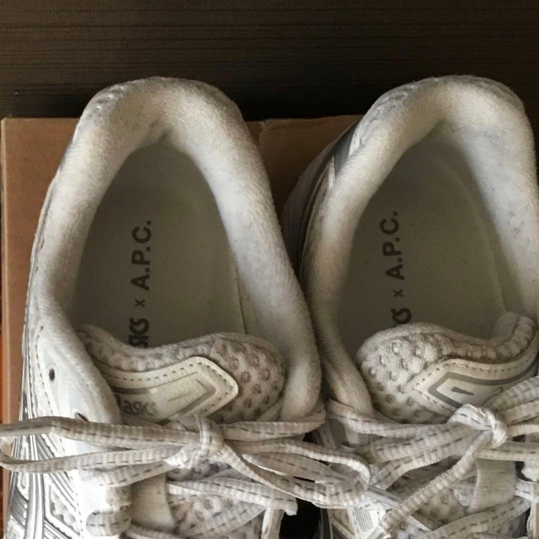 美品 ASICS ×a.p.c. ゲルカヤノ スニーカー 25 - メルカリ