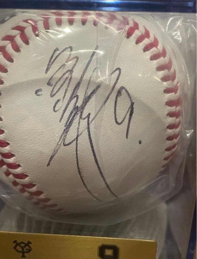 亀井善行選手 直筆サインボール シーズンシートオーナー ジャイアンツ