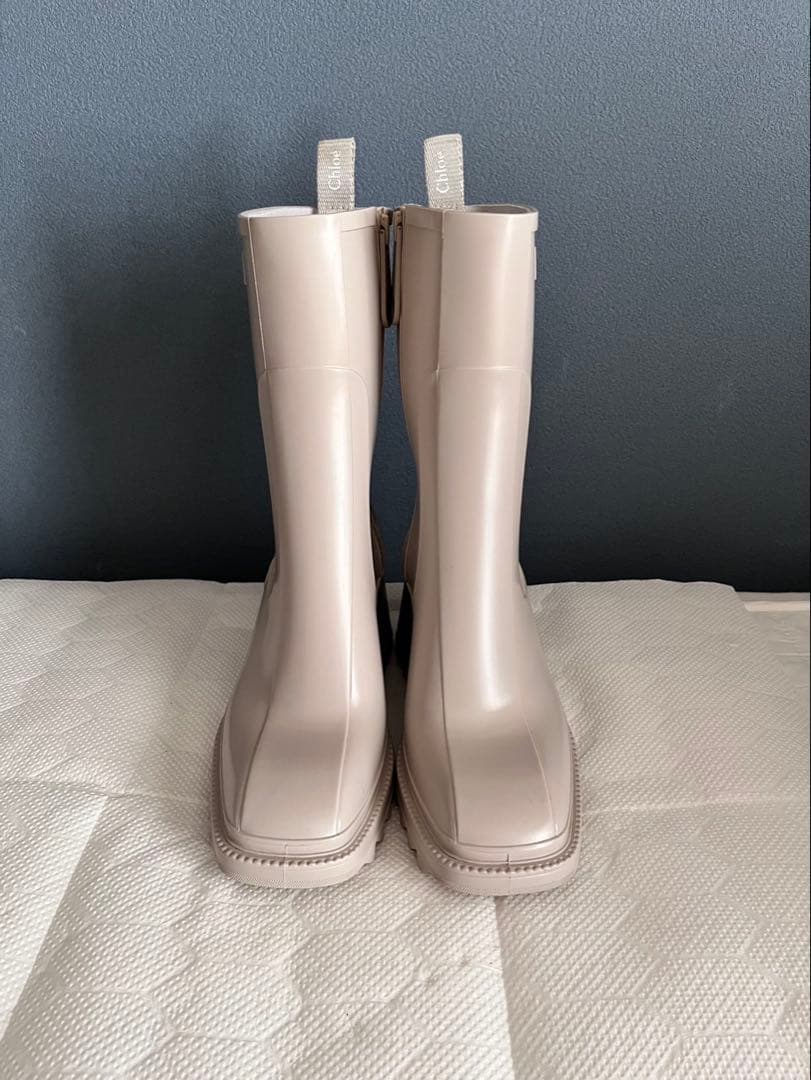 Chloe クロエレインブーツ38サイズベージュ
