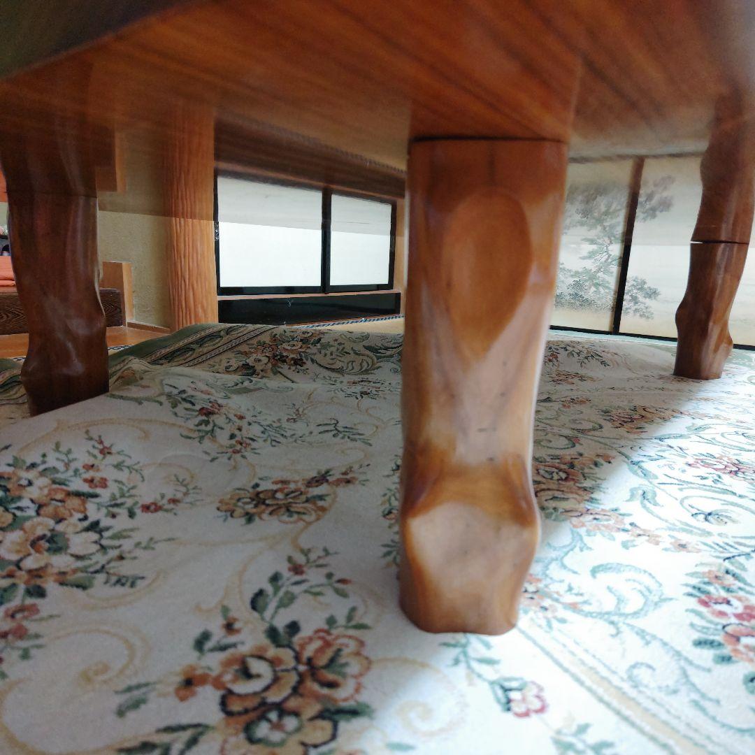 座卓テーブル　一枚板　《梱包発送たのメル便発送》