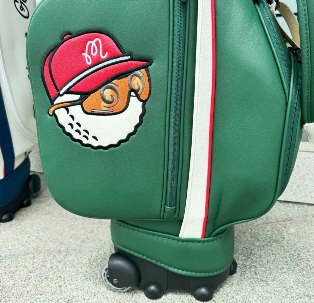 Malbon マルボンゴルフバッグ キャディバッグ スタンド型バッグ グリーン