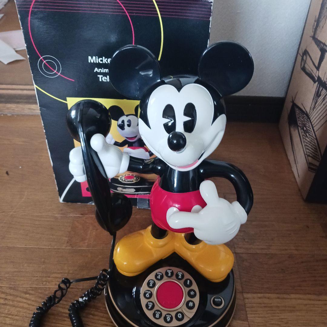 Mickey Mouse　ミッキーマウス電話機 Animated Disney 1997 Mickey Mouse Animated Talking Telephone Phone | eBay
