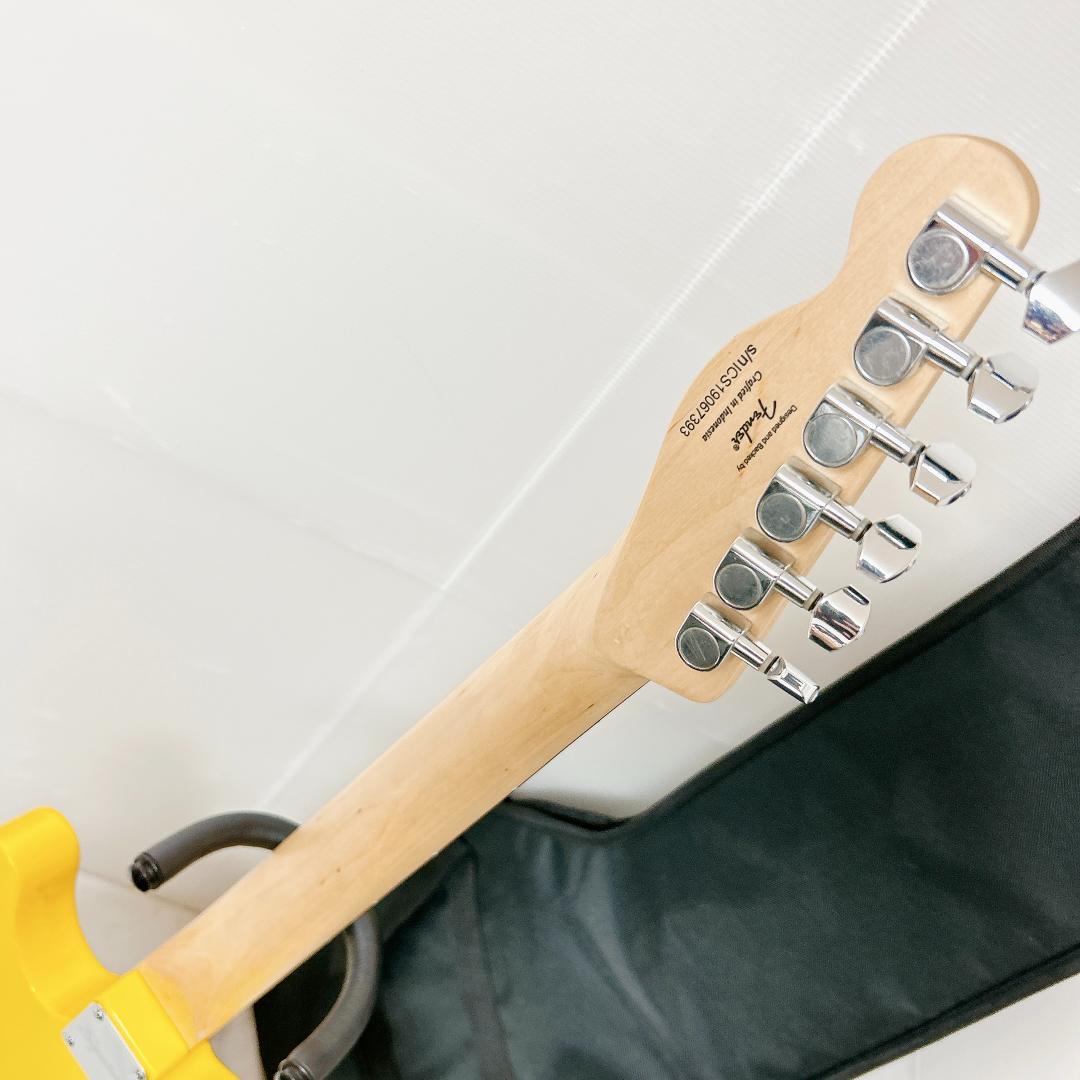 美品 Squier テレキャスター Telecaster 限定イエロー ケース付 - メルカリ