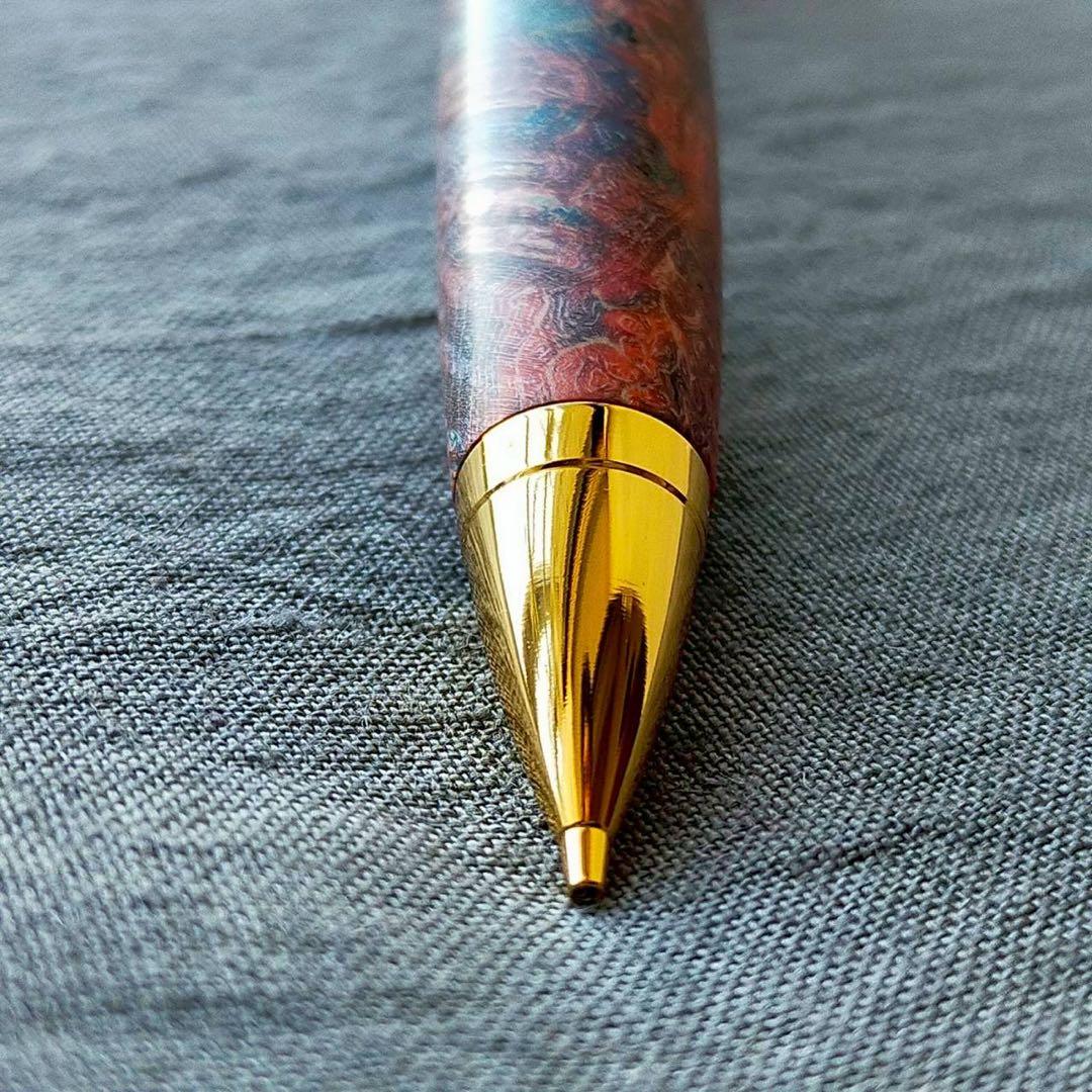 【星雲】　スタビライズドウッド　ハンドメイド　木軸シャープペン　0.5mm