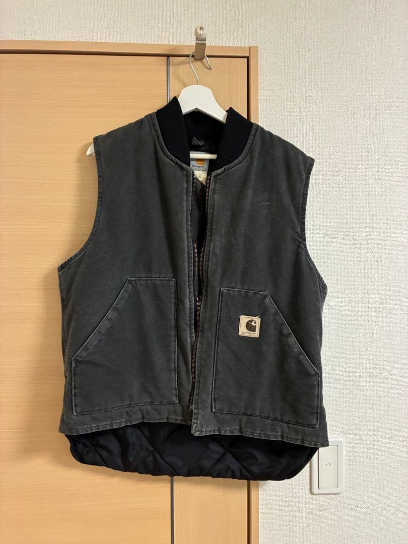 USA製 スミクロ　Carhartt カーハート ダックベスト 楽天市場】Carhartt カーハート #V01 MEN'S DUCK VEST ARCTIC-QUILT