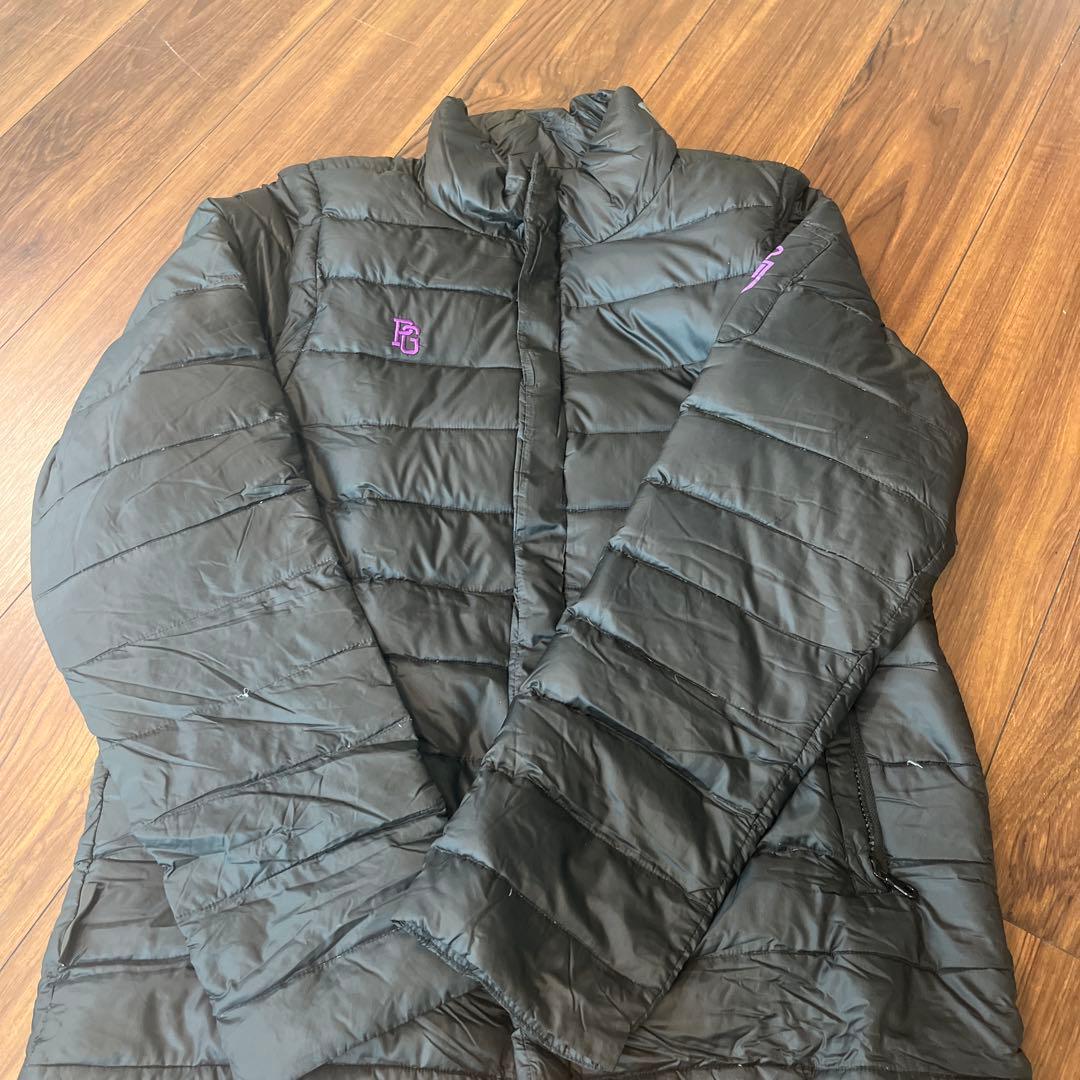 PG EARLY GATES ブラックダウン PEARLY GATES（パーリーゲイツ） 4WAYダウンジャケット 黒×白 軽量 袖