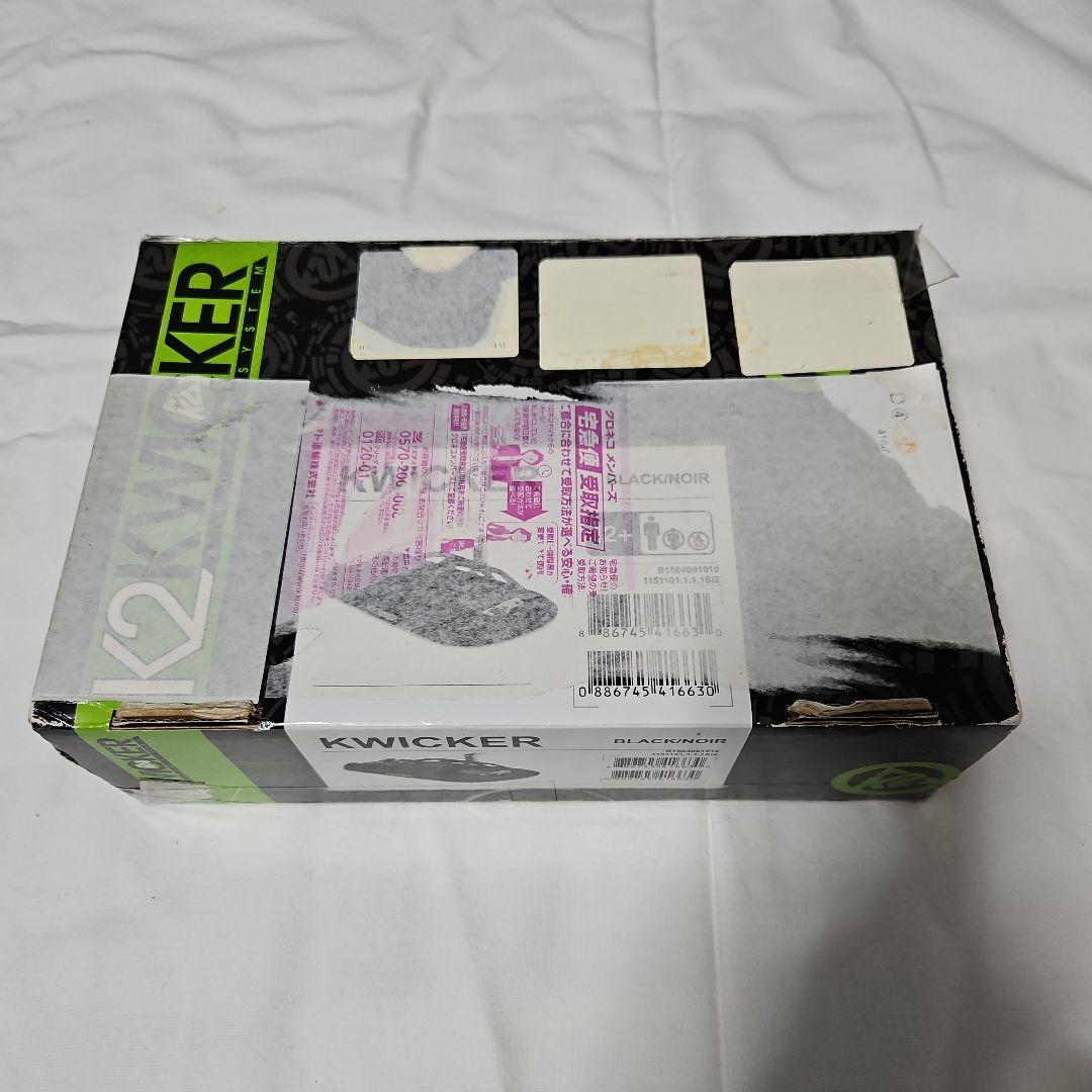 K2 KWICKER ビンディング ブラック/ノワール ステップイン ウィンター