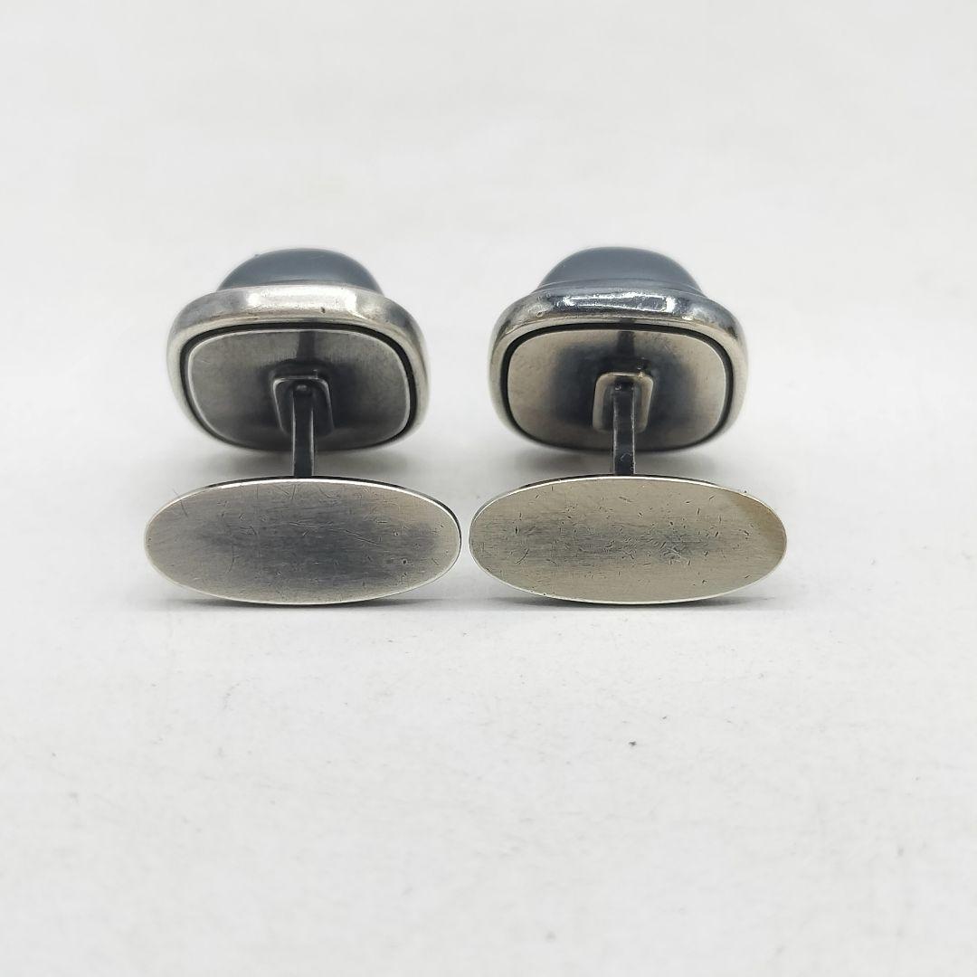 Georg Jensen ジョージジェンセン カフス 44H シルバー ストーン