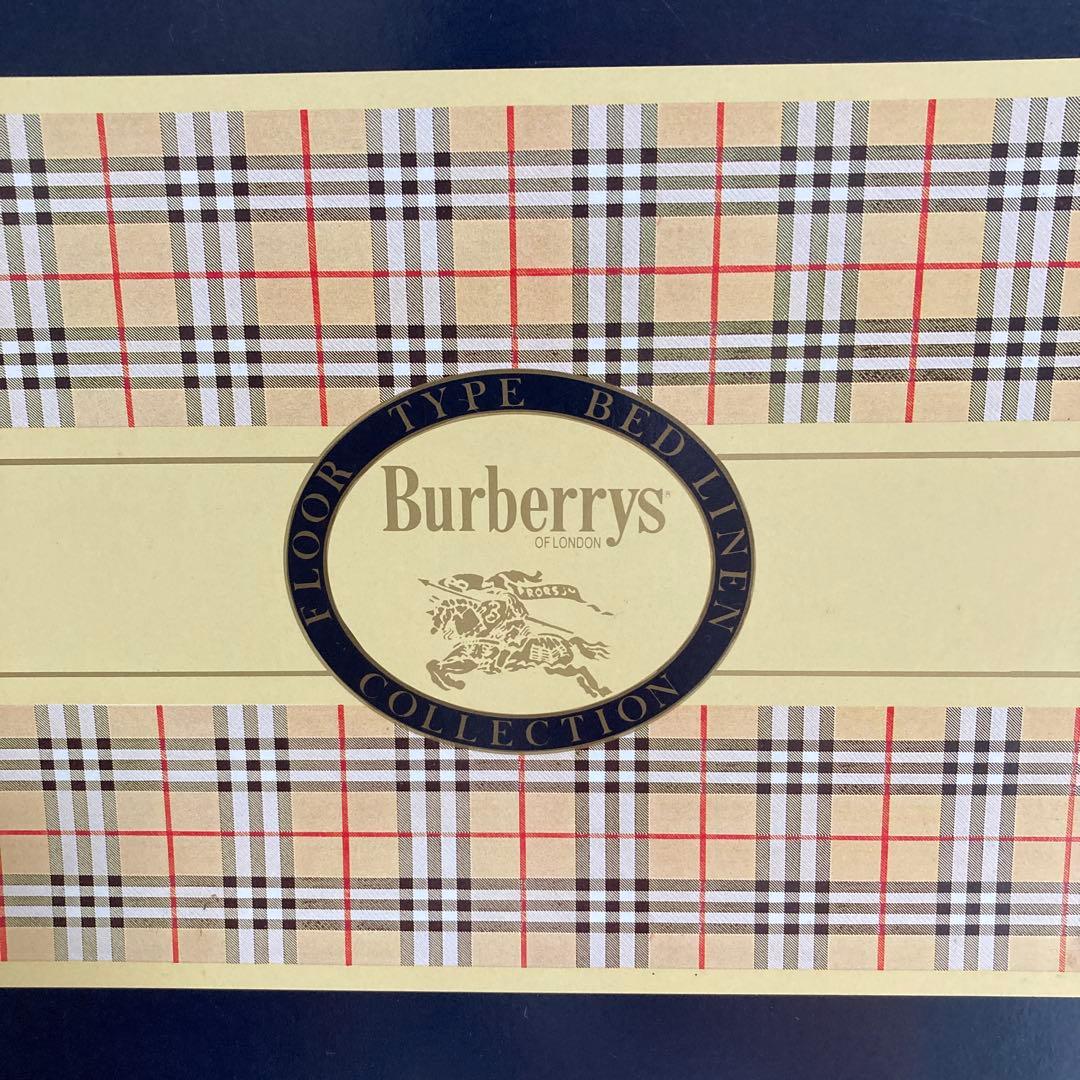 ちっち《未使用》burberry バーバリー　タオルケット綿100%日本製