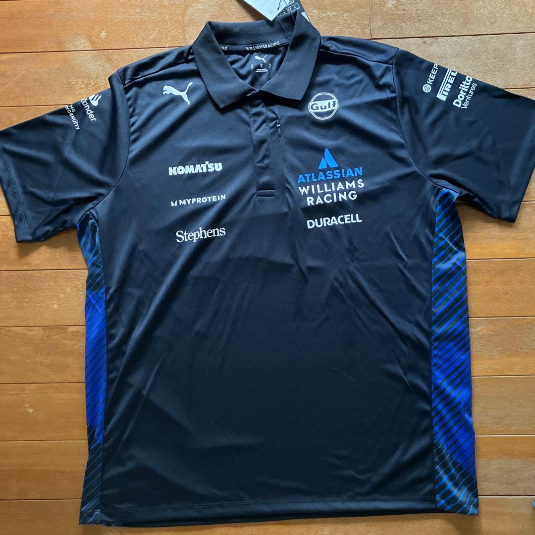 2025 F1日本GP用　ウィリアムズ　F1チーム　スタッフ用　ポロシャツ支給品 PUMA（プーマ） 【30%OFFセール】2025 ウィリアムズ レーシング チーム