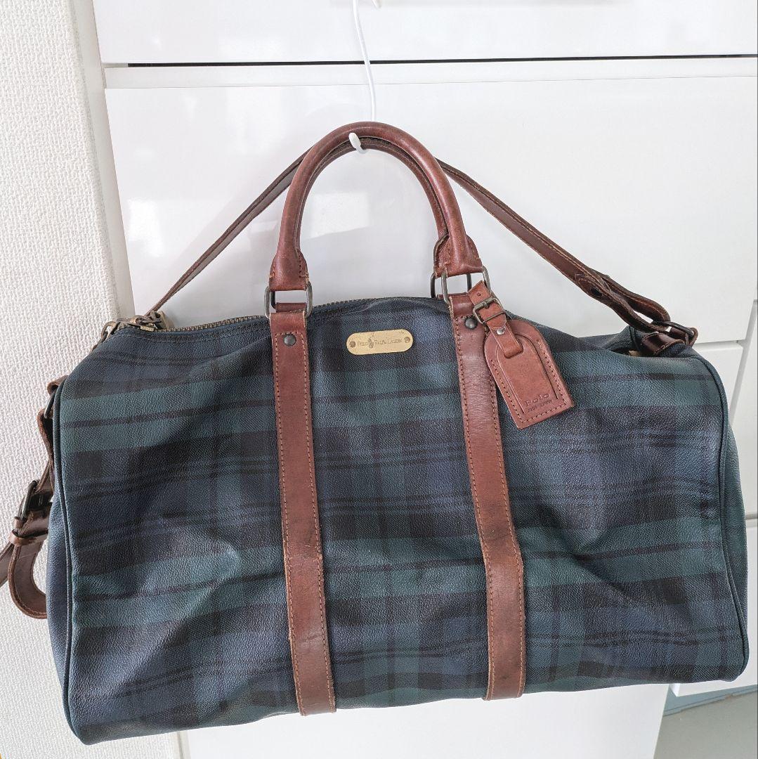 POLO RALPH LAUREN ボストンバッグ 中型 鍵付 2way PVC - メルカリ
