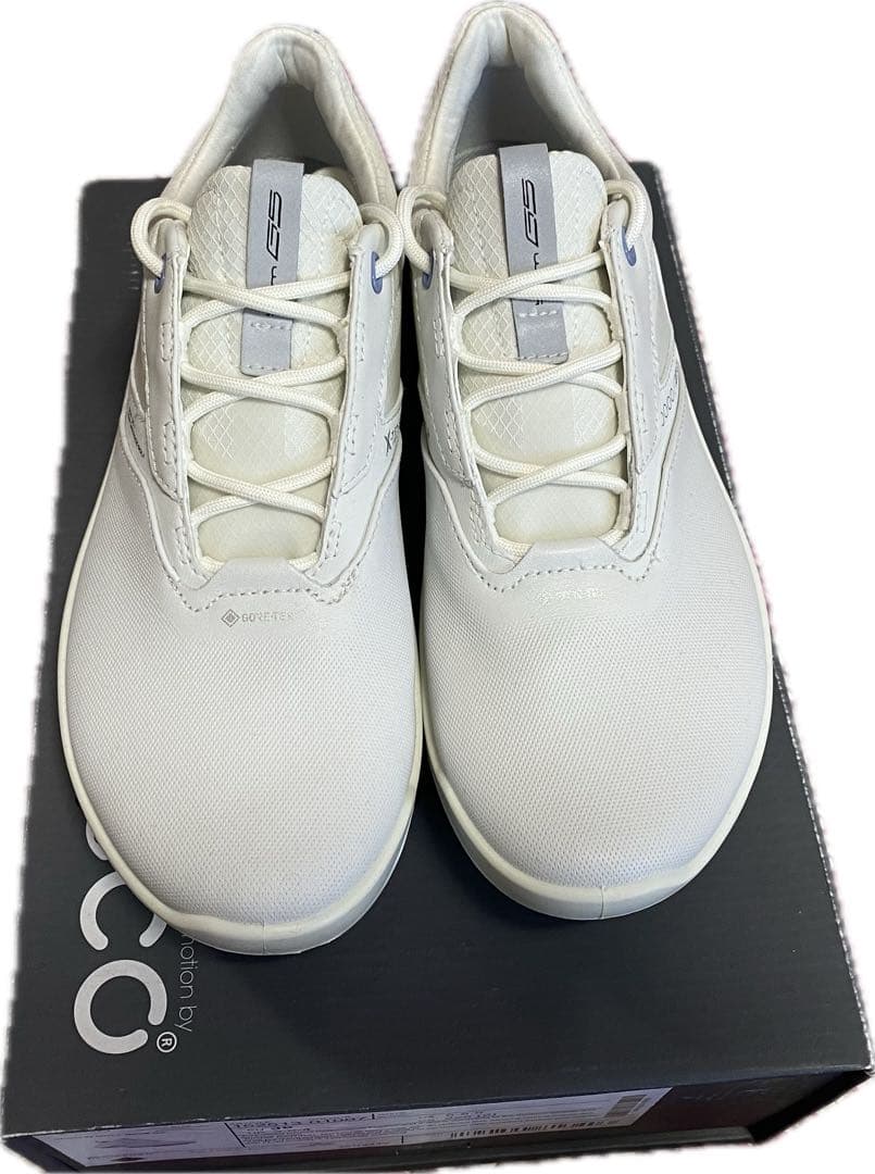ecco XTRM ゴルフシューズ ホワイト ECCO Golf Street 720 Hybrid Men メンズ レザーGore-Texゴルフ
