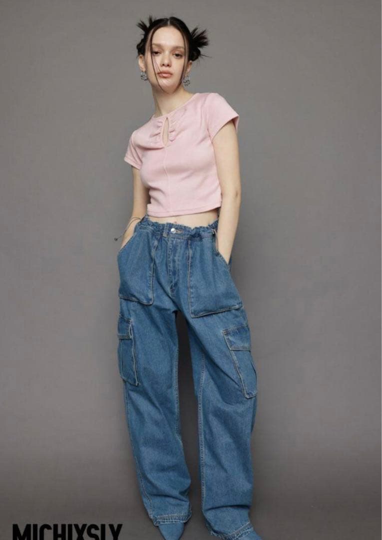 パンツ ADJUST WAIST CARGO-B SLY | 【完全受注生産】MICHI x SLY ADJUST WAIST CARGO-B (ワイド