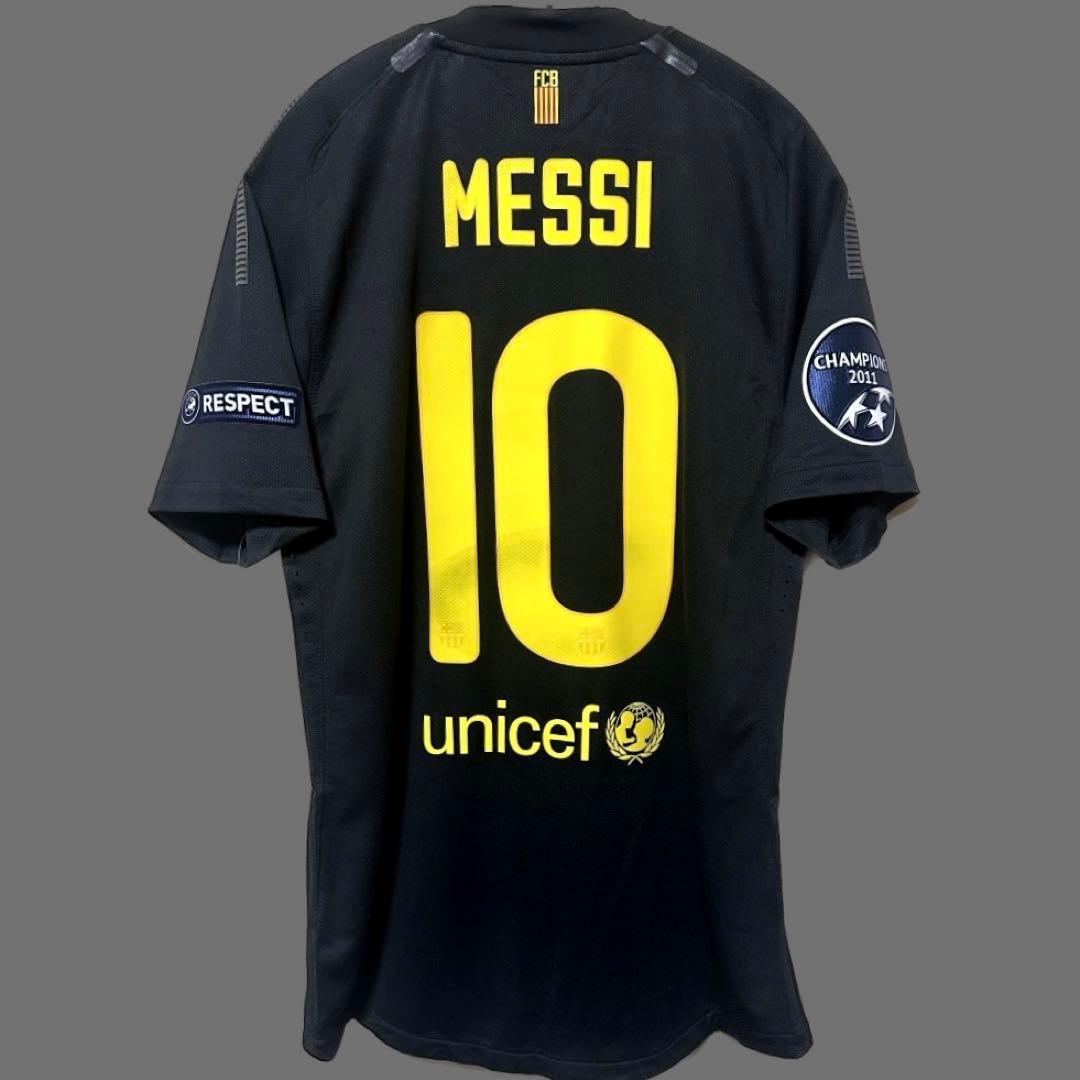 メッシ#10】バルセロナ 選手支給 AWAYユニフォーム 11/12 Mサイズ