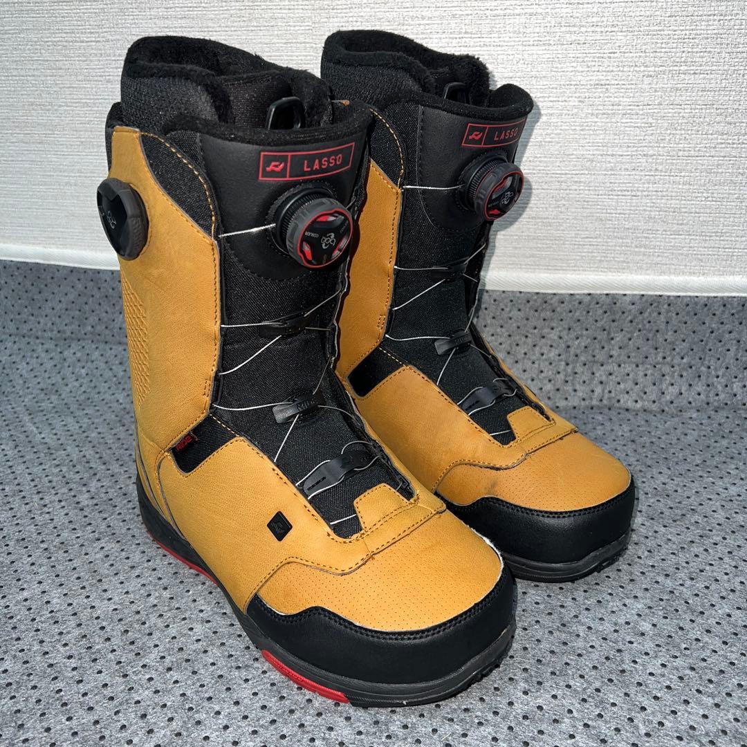 数回使用 26.5cm RIDE LASSO W-BOA スノーボードブーツ