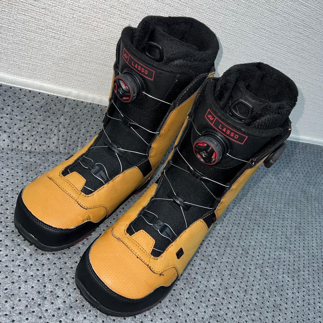 数回使用 26.5cm RIDE LASSO W-BOA スノーボードブーツ