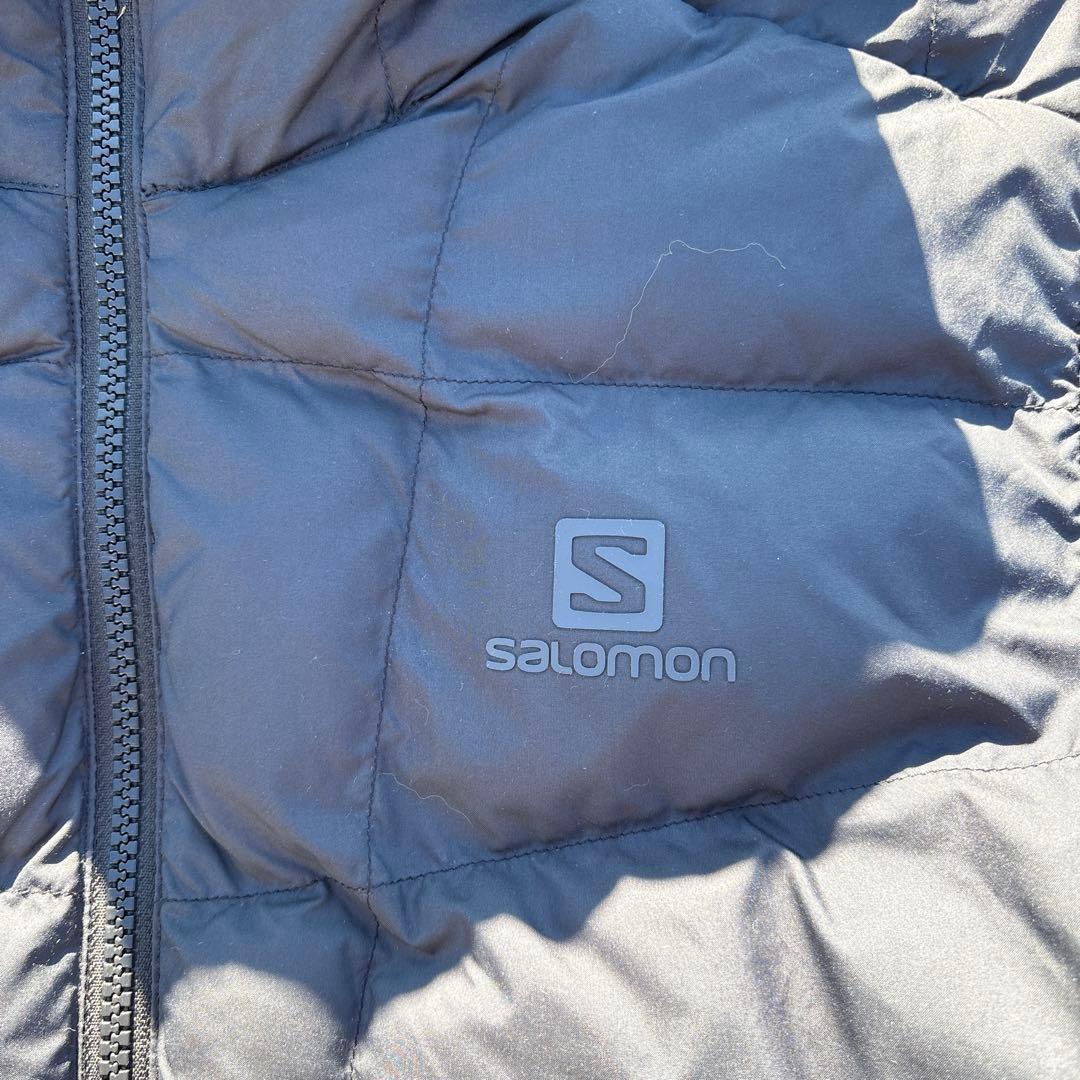 salomonアルパインダウンパーカー パフダウンジャケット 送