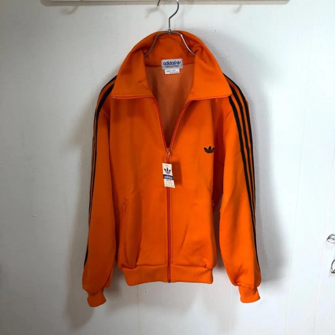 ⭐︎希少タグ付き⭐︎ アディダス トラックジャケット オレンジ 小松菜