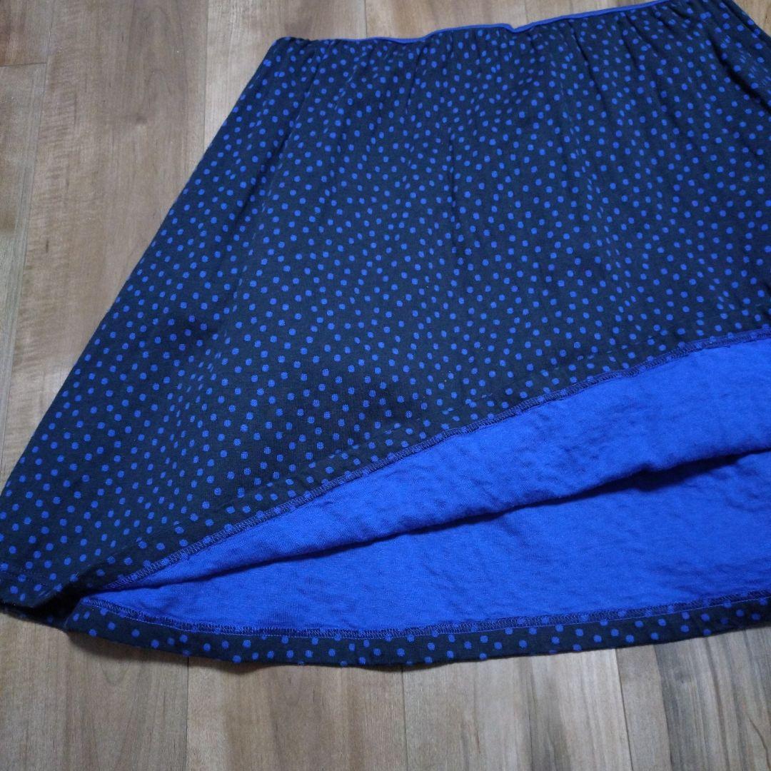 160 familiar 長袖ワンピース 青・紺 ファミリア ワンピース 紺 160