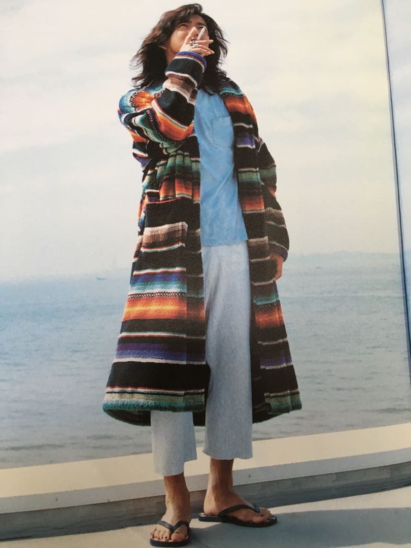 キムタク着ラルフローレン ネイティブ ネイティヴ ガウン カーディガン