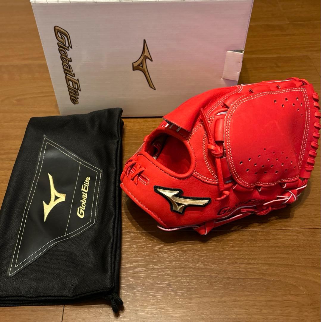 【新品未使用】MIZUNO Global Elite 硬式 投手型　③ 硬式用【グローバルエリート】Hselection SIGNA【投手用（タテ型