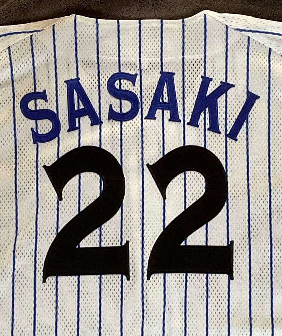 希少 横浜ベイスターズ 佐々木主浩 復刻レプリカユニフォーム 大魔神