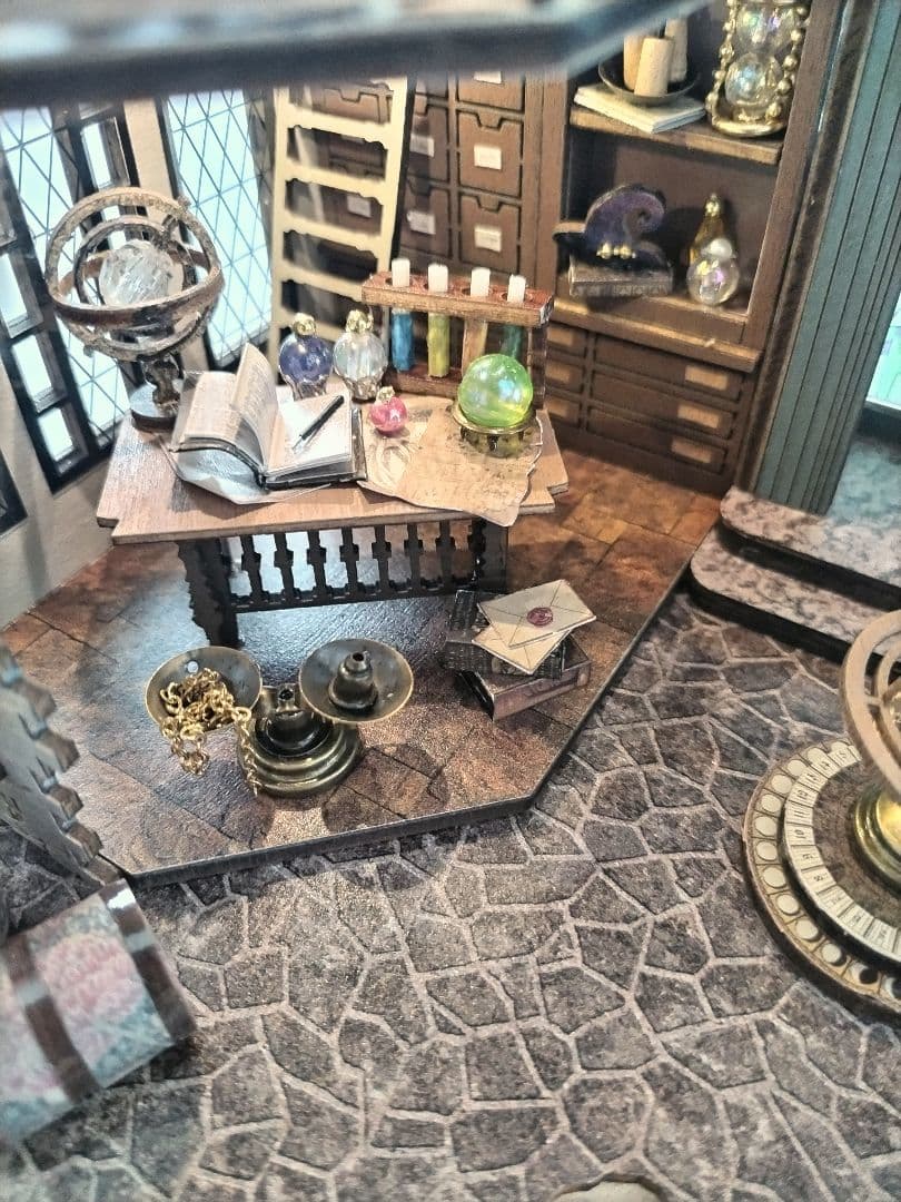 完成品* ドールハウス マジックハウス ハリーポッター 大時計 古城