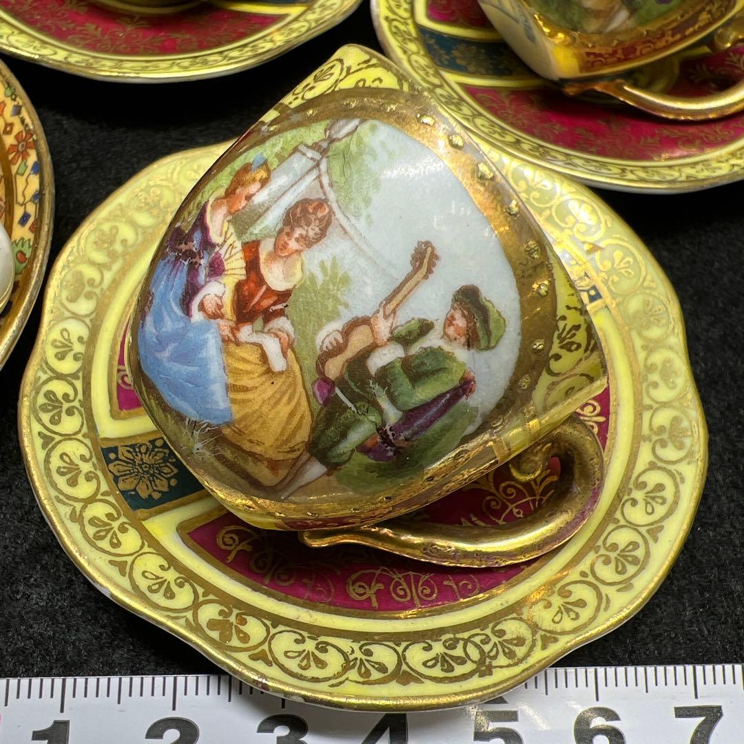 専用アンティーク オーストリア カップ&ソーサーセット 東Y7-1126①