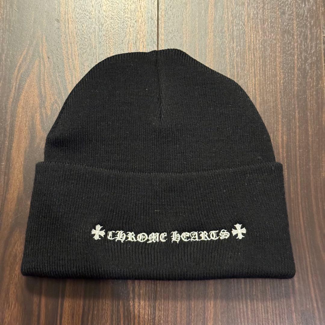 クロムハーツ CHロゴ ビーニー ブラック 新品未使用 - メルカリ