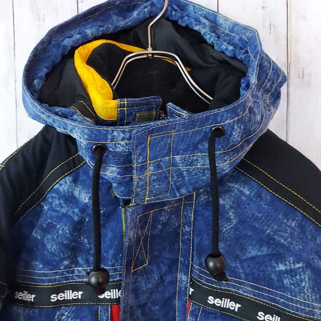 seiller】セイラー フルジップ スキージャケット XL相当 青 - メルカリ
